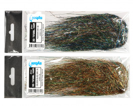 Fine 3D Tinsel Hair, Tan UVR / 08